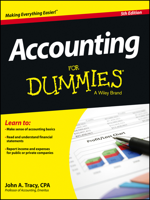 Title details for Accounting For Dummies by John A. Tracy - Available